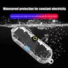 4Pcs Solar Powered LED Warning Light RGB Electric Vehicle Led Rear Light  Truck