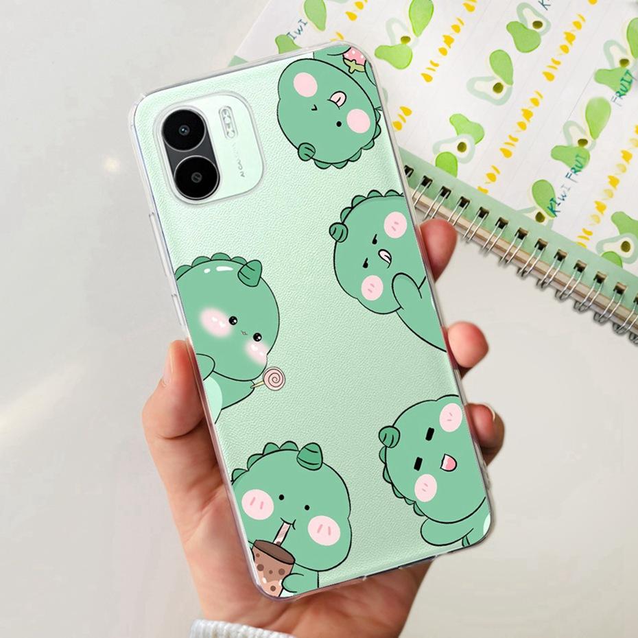 

Для Xiaomi Redmi A1 A1+ A2 A2+ 2023 Милий Чохол-Кришка з Малюнком Квітки та Кота Для RedmiA1 RedmiA2 Plus 4G М який Силіконовий TPU Чохли для Телефона Redmi A1 or A2