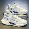 Student Sneakers Men's Non-slip Lightweight Breathable Running Shoes Women's Popcorn Soft-sole Cushioned Jogging Shoes