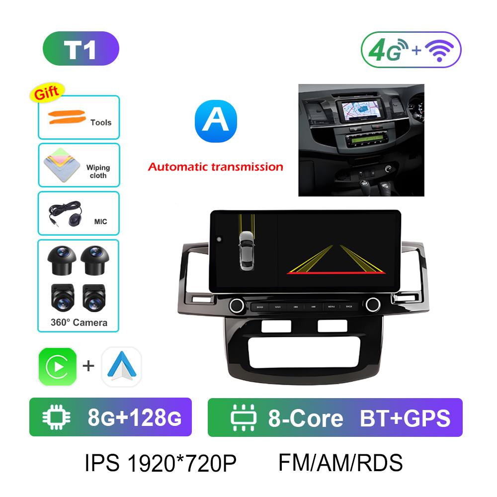 For Toyota Hilux 2005 2006 2007 2008 - 2014 Car Video Radio Multimedia Player Android Smart System Navigation GPS Bluetooth WIFI