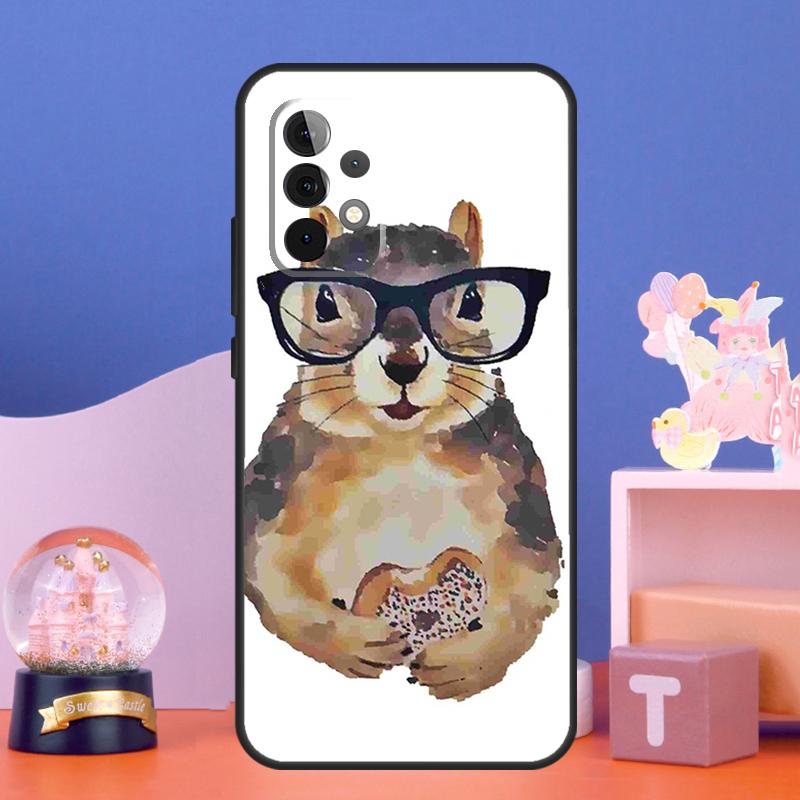 

Cartoon Animal Squirrel Case For Samsung Galaxy A54 A34 A14 A15 A35 A55 A16 A26 A36 A56 A52 A12 A32 A13 A33 A53 A17 Samsung A35