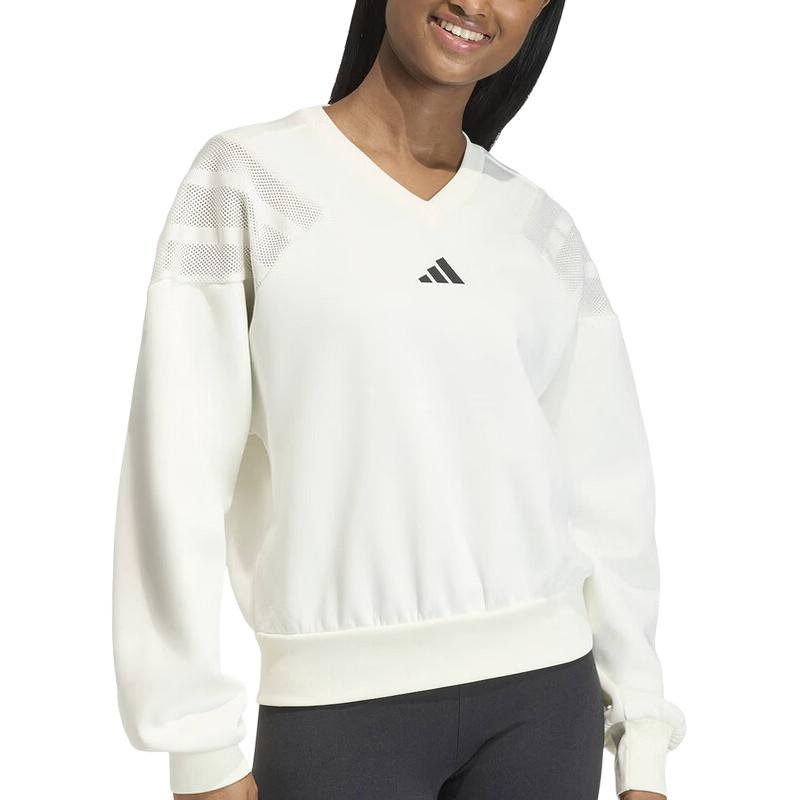 adidas W Fi 3S Mt Sw V-Neck Pullover Sweatshirt Women Sweatshirt KC5816
