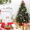 Yousheng 60Pcs 16MM Mini Christmas Ball Shatterproof Plastic Reusable Holiday Decoration Xmas Tree Hanging Colorful Glossy Ball Ornament Pendant