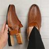 Summer Fashion New Men's Gladiators Peep Toe Strap Buckle Casual Shoes Breathable Beach Sandals Outdoor Slippers Plus Size 38-46