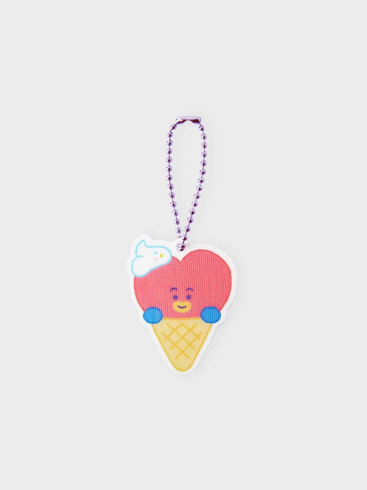 LINE FRIENDS BT21 TATA ON THE CLOUD Edition Lenticular Keyring