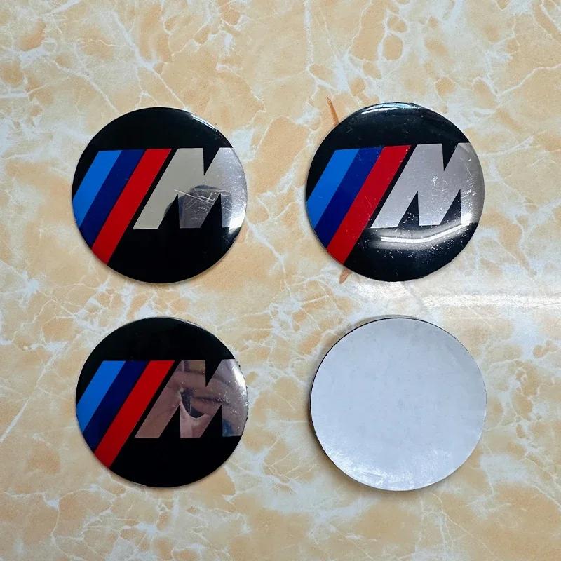 

56mm 65mm Car Badge Wheel Center Cover Stickers Hub Caps Decal For BMW M M3 X5 X1 X3 E46 E90 E39 F10 F20 F30 G20 E60 E36 E34 X6 56MM Sticker