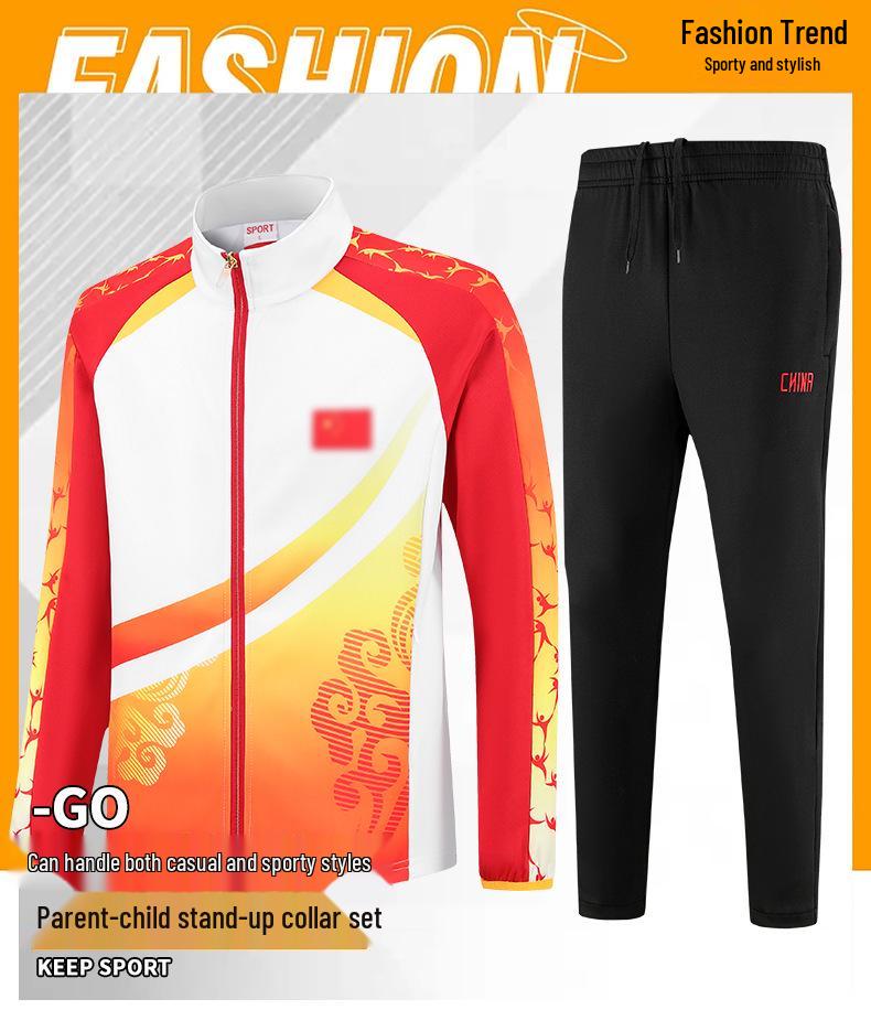 Unisex Martial Arts Team Training Suit – Spring & Autumn Sportswear Set