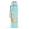 1PC Moon Star Cloud Silhouette Art 750ml Color Plastic Sports Water Bottle Leakproof Flip Straw Lid Suitable for Sports Office Home Use
