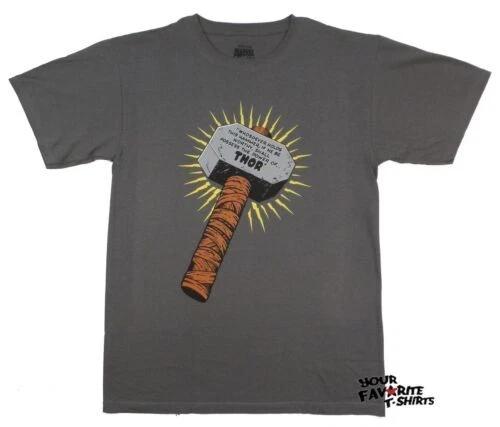 Thor Mighty Mjolnir Hammer Oath Marvel Licensed Children s T-shirt 130