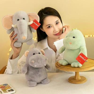 Fat Hippo Dinosaur Claw Machine Doll Plush Toys Children's Birthday Gift