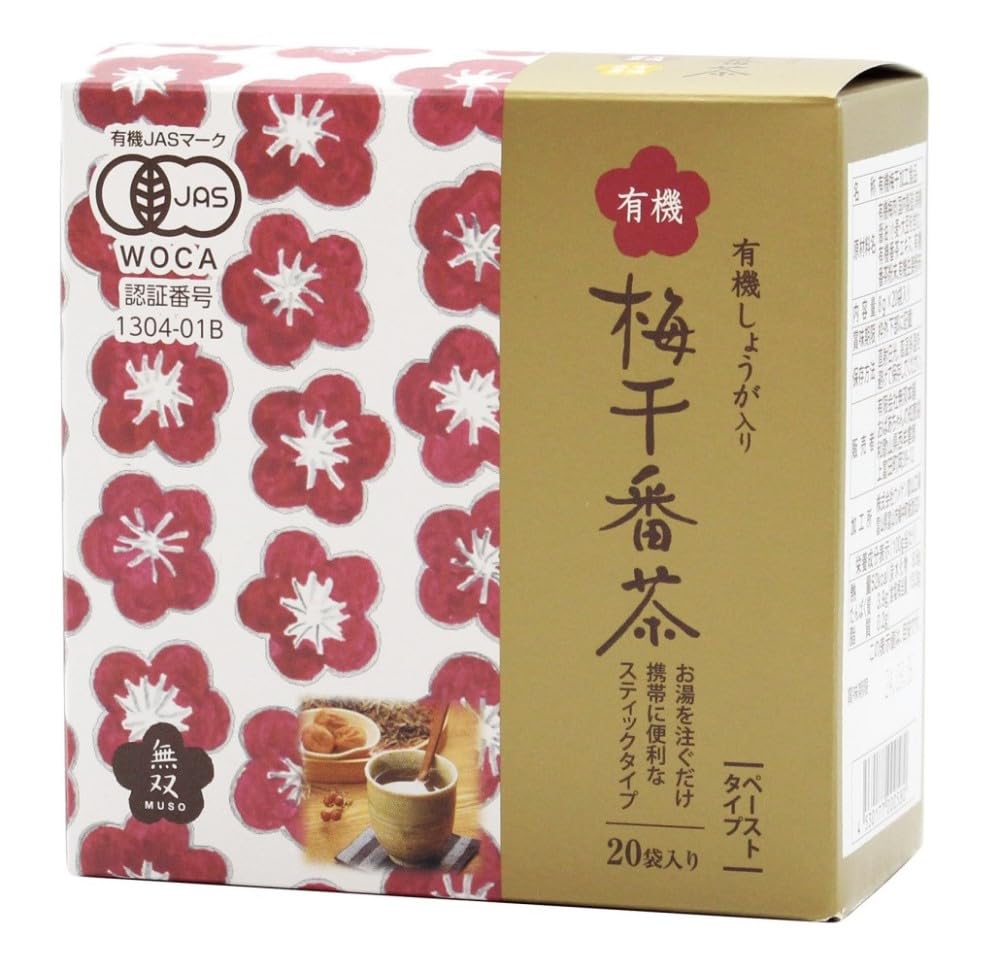 

Органические палочки Muso Honpo Umeboshi Bancha 8 г x 20