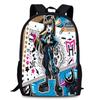 Monster High Unisex 15in Backpack Ergonomic Support Oxford Fabric Schoolbag