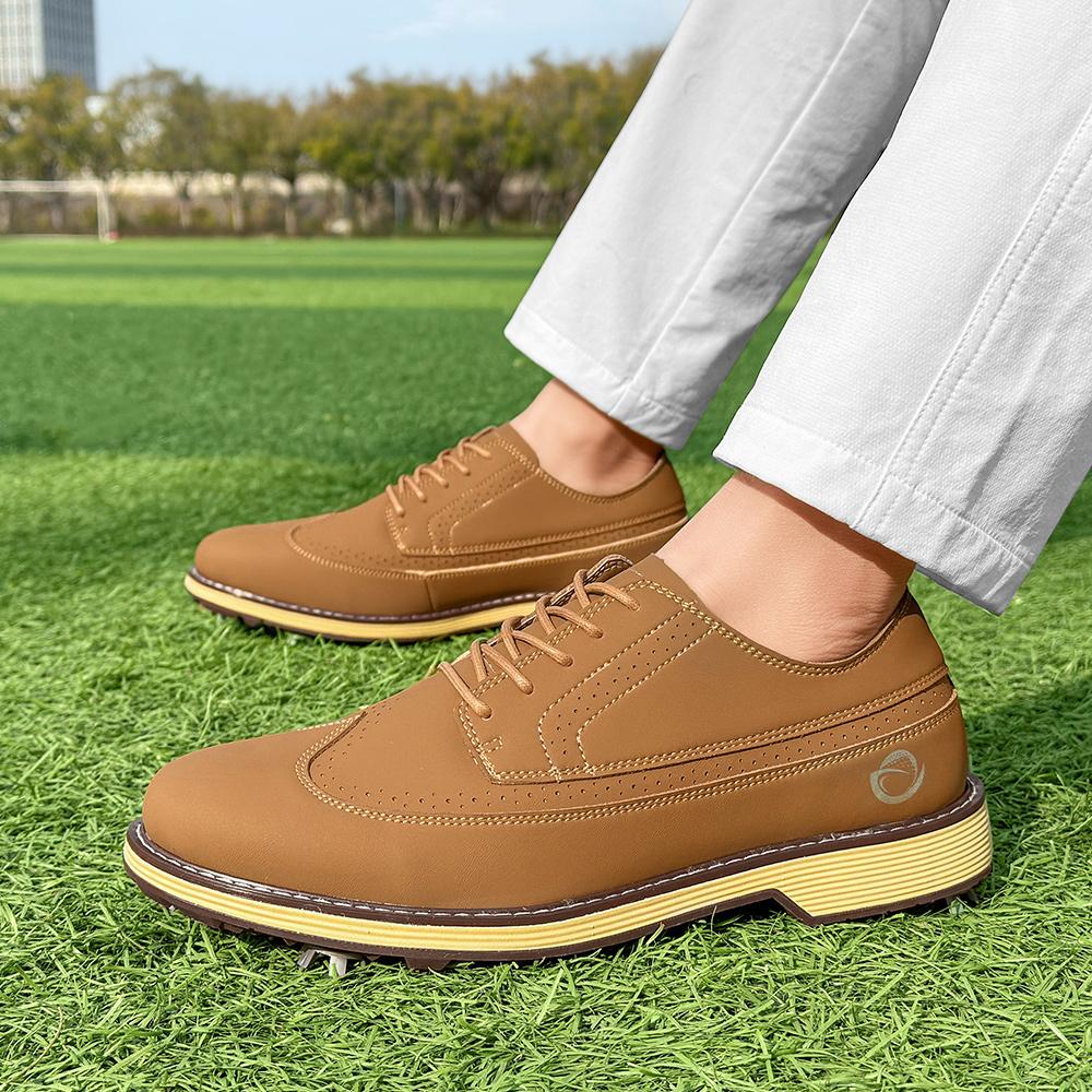 Ανδρικά Παπούτσια Γκολφ Ελαφριά Αθλητικά Παπούτσια Γκολφέρ Άνετα Υποδήματα Περιπάτου Μεγάλο Μέγεθος 39-49