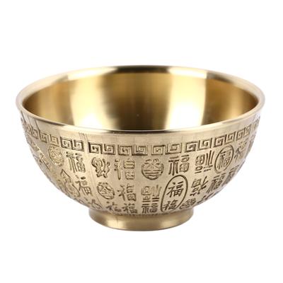 Buddhist Offering Bowl Versatile Copper Decorative Sturdy Durable Blessing Bowl for Burning Incense