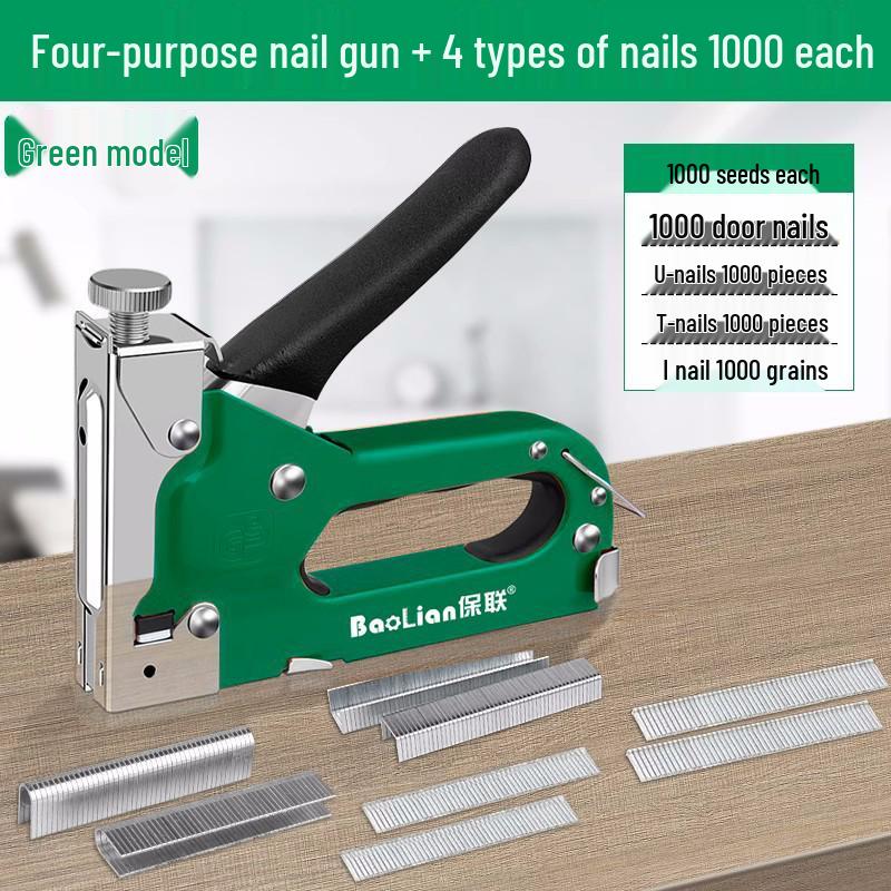Manual Pneumatic Steel Nail Gun for Home Use