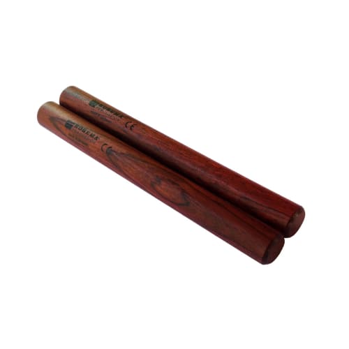 ROHEMA Claves, Round, 1 Pair, Rosewood, 15mm Diameter X 150mm Length, 61419