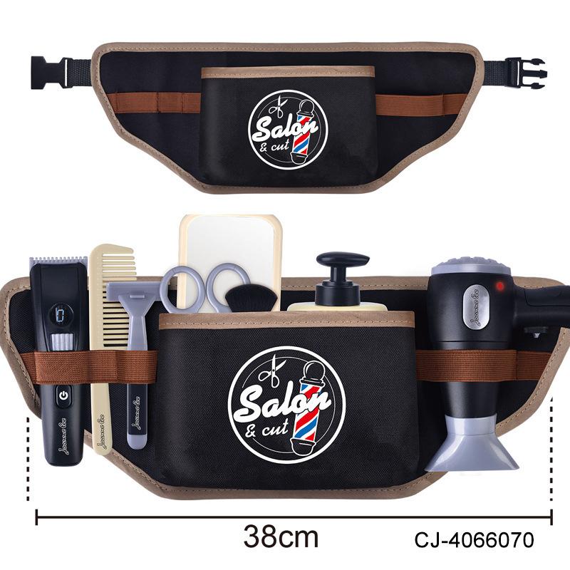 Kids Hair Styling Toys Pretend Hair Salon Shaving Set Fashion Makeup Set Toy For Birthday Party Dress Up Game Gift