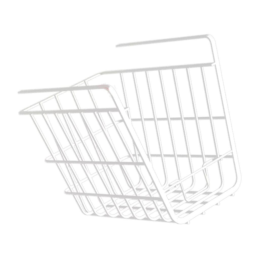 Sub dulap Organizator pentru coș, suport din sârmă metalică, agățat, suport pentru depozitare, cu suport pentru telefon