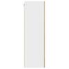 Hanging Cabinet with Door Artisan Oak and White 50 X 31 X 100 Cm