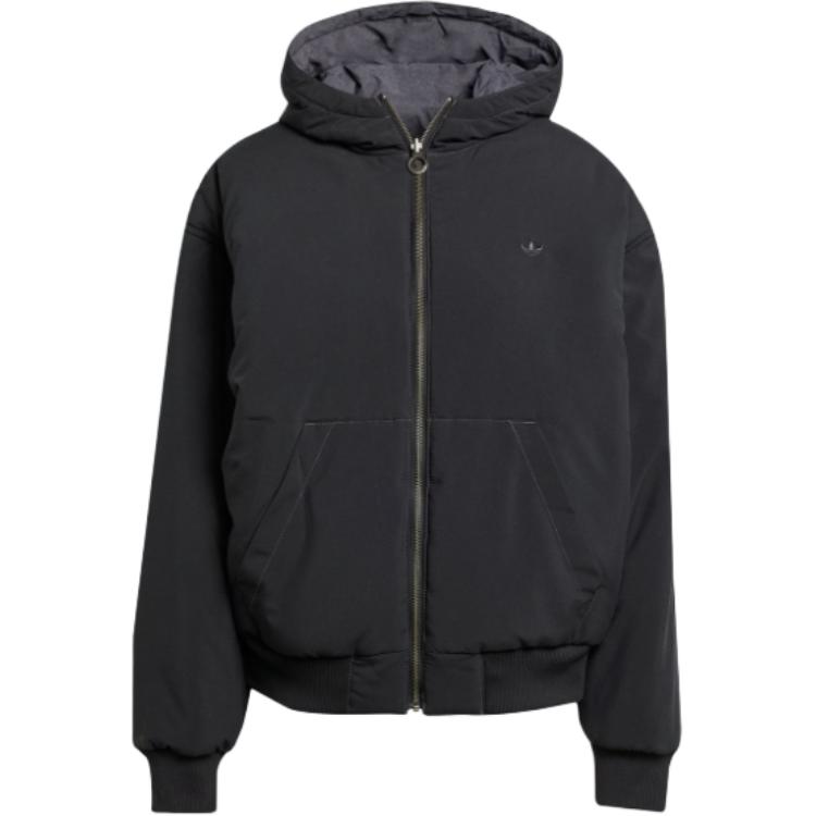 Adidas Originals Bomber FW25 Reversible Warm Loose Fit Hooded Long Sleeve Jacket Women Jacket KC1686