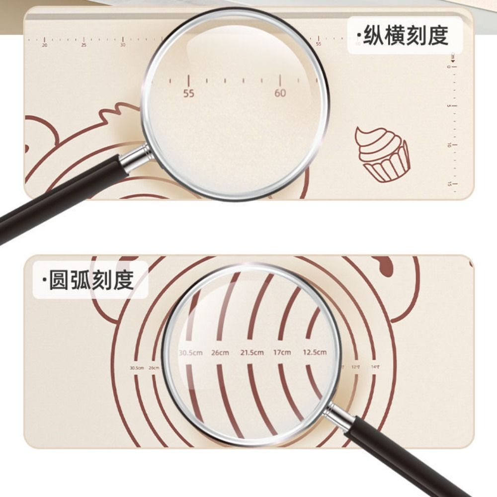 Non-Slip Kneading Dough Mat Reusable Pizza Dough Mat High Quality Silicone Baking Mat Kitchen Use