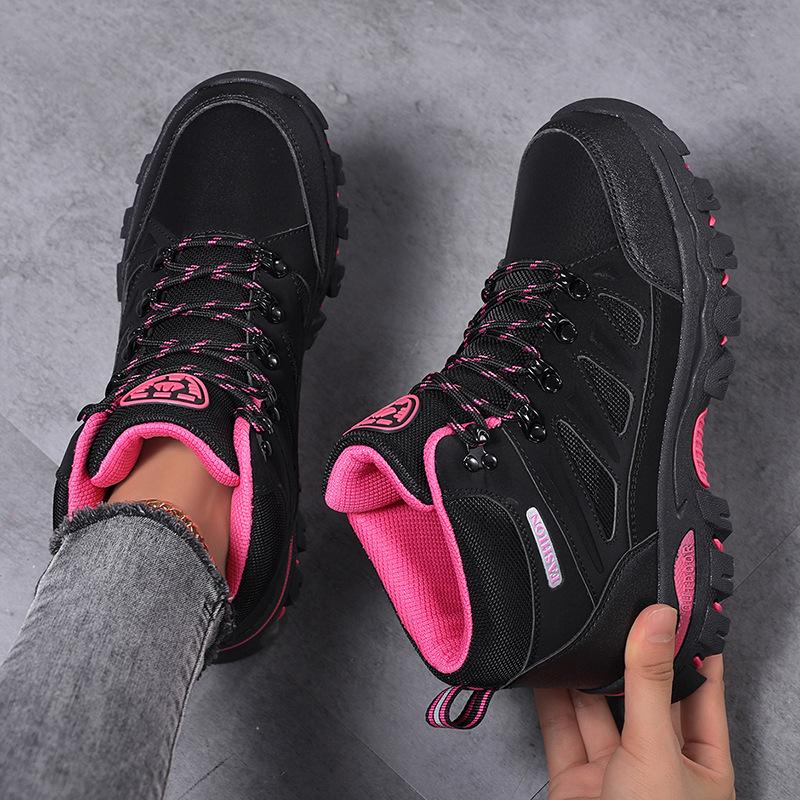 Women's Shoes Large Size Outdoor Shoes High-top Shoes Wear-resistant Shoes Mountaineering Shoes Sports Shoes Climbing Shoes Physical Shoes Sports Sho