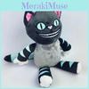 Alice Wonderland In Cheshire Cat Plush Toys Cartoon Stuffed Doll Kids Gifts