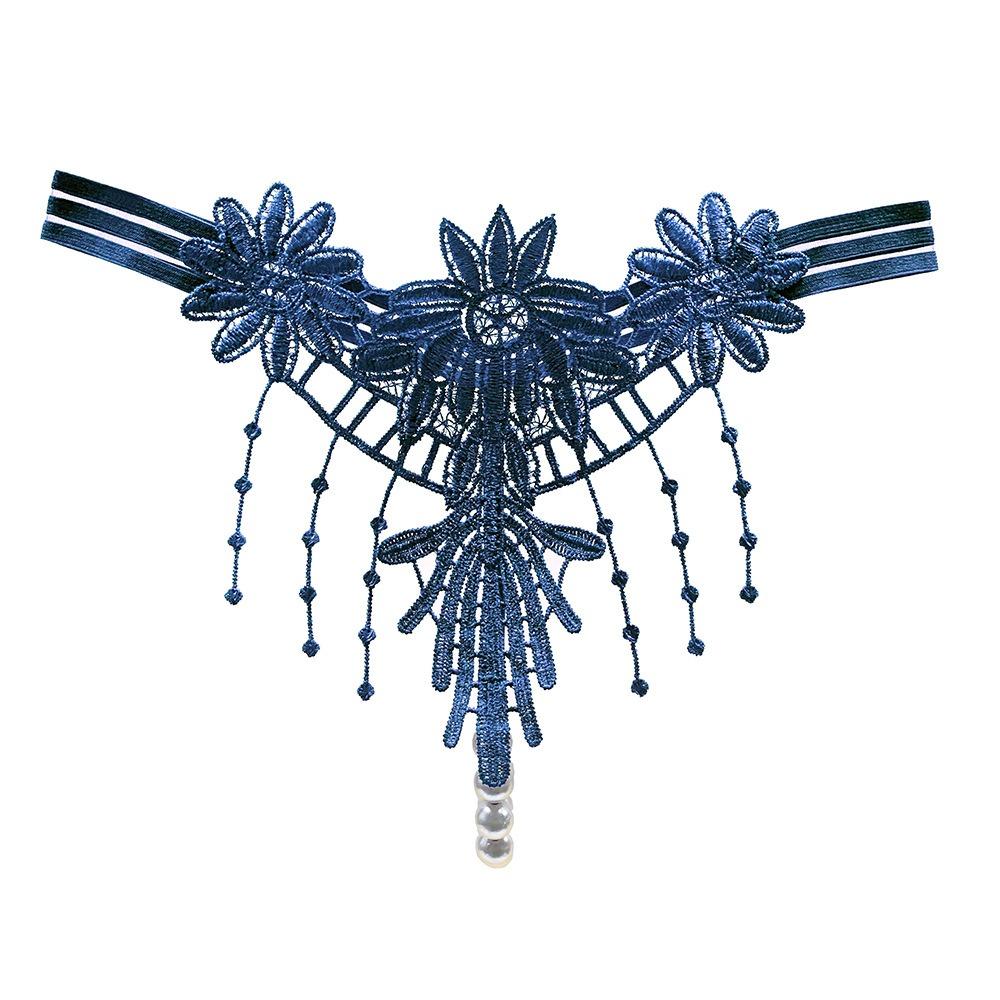 Sexy Panties Female Tipsy Fringed Embroidery Temptation Hot Hollow Flirting Massage Pearl Couple Sexy Thong