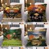 Anime W-Wolfwalker Stitch Glücklicher Drache Kissenbezug Sofakissenbezug Heimzimmer Dekoration Kindergeschenk