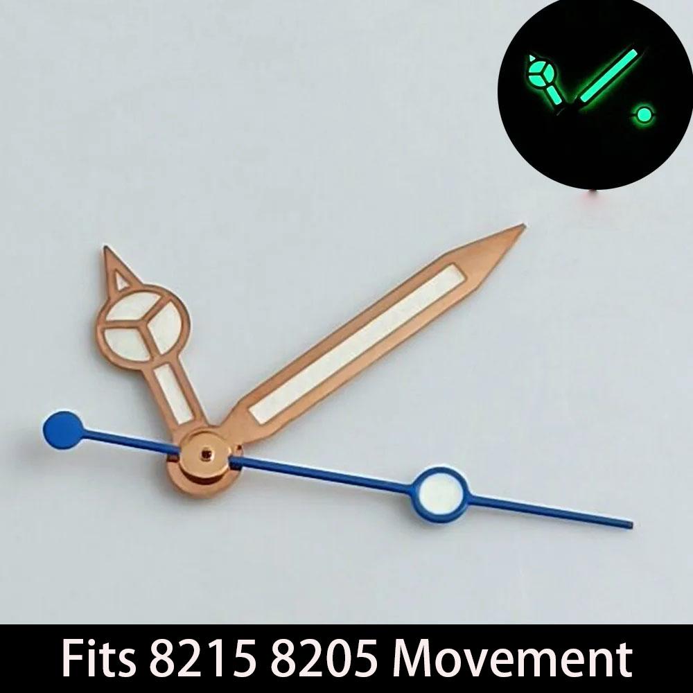 High quality watch hands blue-green/green luminous hands suitable for N H35 NH36/ETA 2836 2824/8205 8215 movements