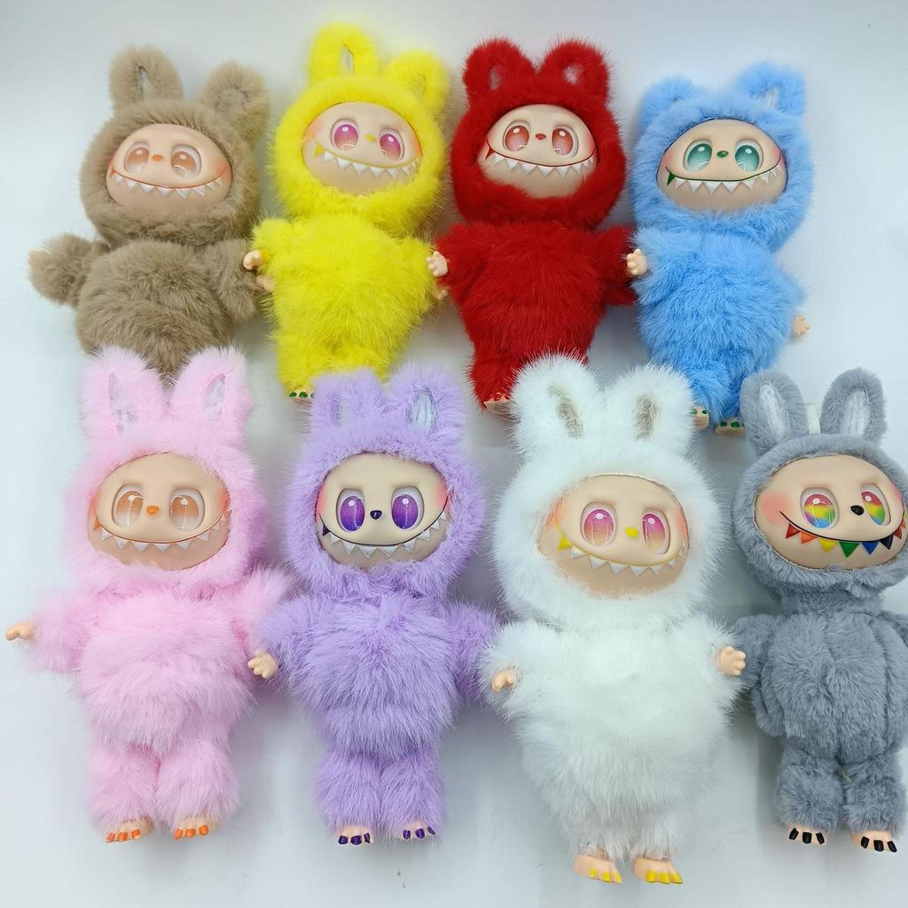 DIY Handgemachte Labubu Puppen Serie: 123 Blasenfigur Plüsch Blind Box Spielzeug