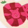 isso ecco Animal Toilet Mat, Paper Holder Cover, and Slippers Set (Lion)