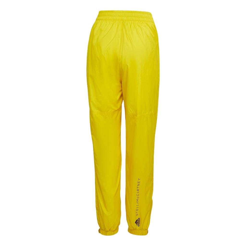 Adidas X Stella McCartney Logo Print Elastic Waist Jogger Pants Women Bottoms Yellow HI6072