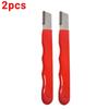 Portable Knife Sharpener with Cover Garden Tools Blade Sharpener Stainless Steel Pruner Sharpener for Kitchen Garden