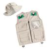 Supply Children'S Outdoor Adventure Insect Catching Toy Set Telescope Magnifying Glass Vest Insect Science And Education Experiment