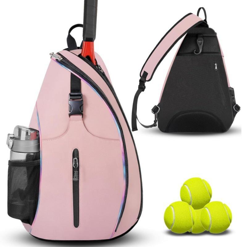 Large Multi-Layer Sports Backpack & Crossbody Tennis Bag for Professional Use