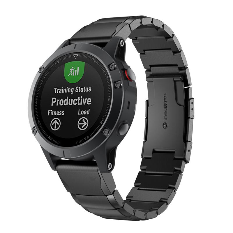 

Замінний ремінець із нержавіючої сталі для Garmin Fenix ​​6/5 Silver