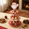 Round Dessert Display Holder Detachable Design Cake Display Rack  Christmas Party Supplies