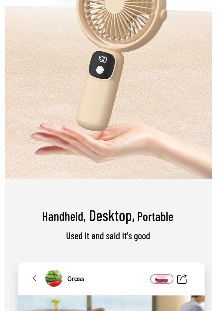 USB Portable Silent Mini Fan: Ideal for Dorms, Kids, and Outdoor Use