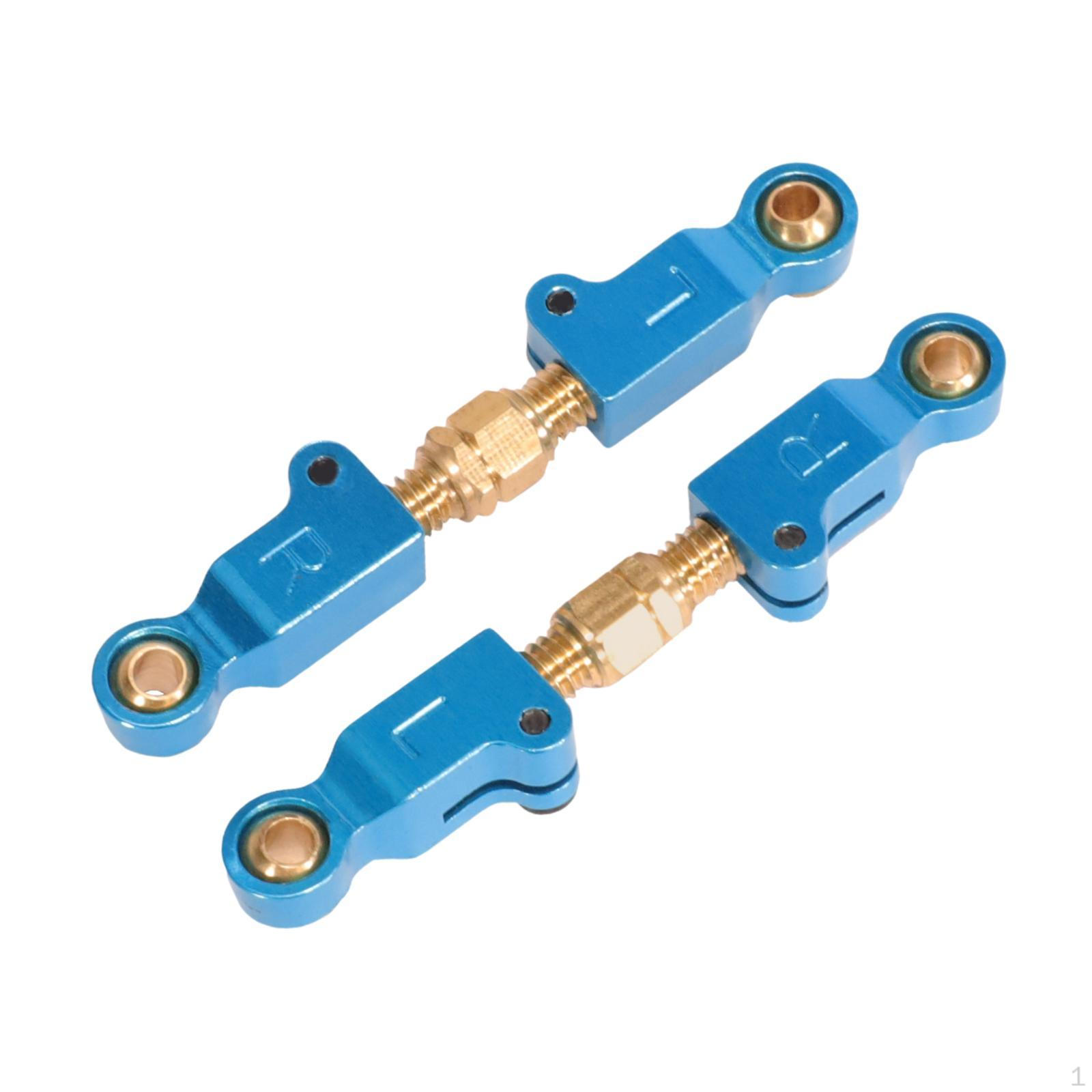 

1 Pair RC Steering Rods Pull for Adjustment Aluminum Servo Linkages 14209 14210, синій