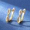 Korean Fashion 8-Figure Diamond Ear Cuffs: Elegant Japanese-Korean Style for Women & Girls