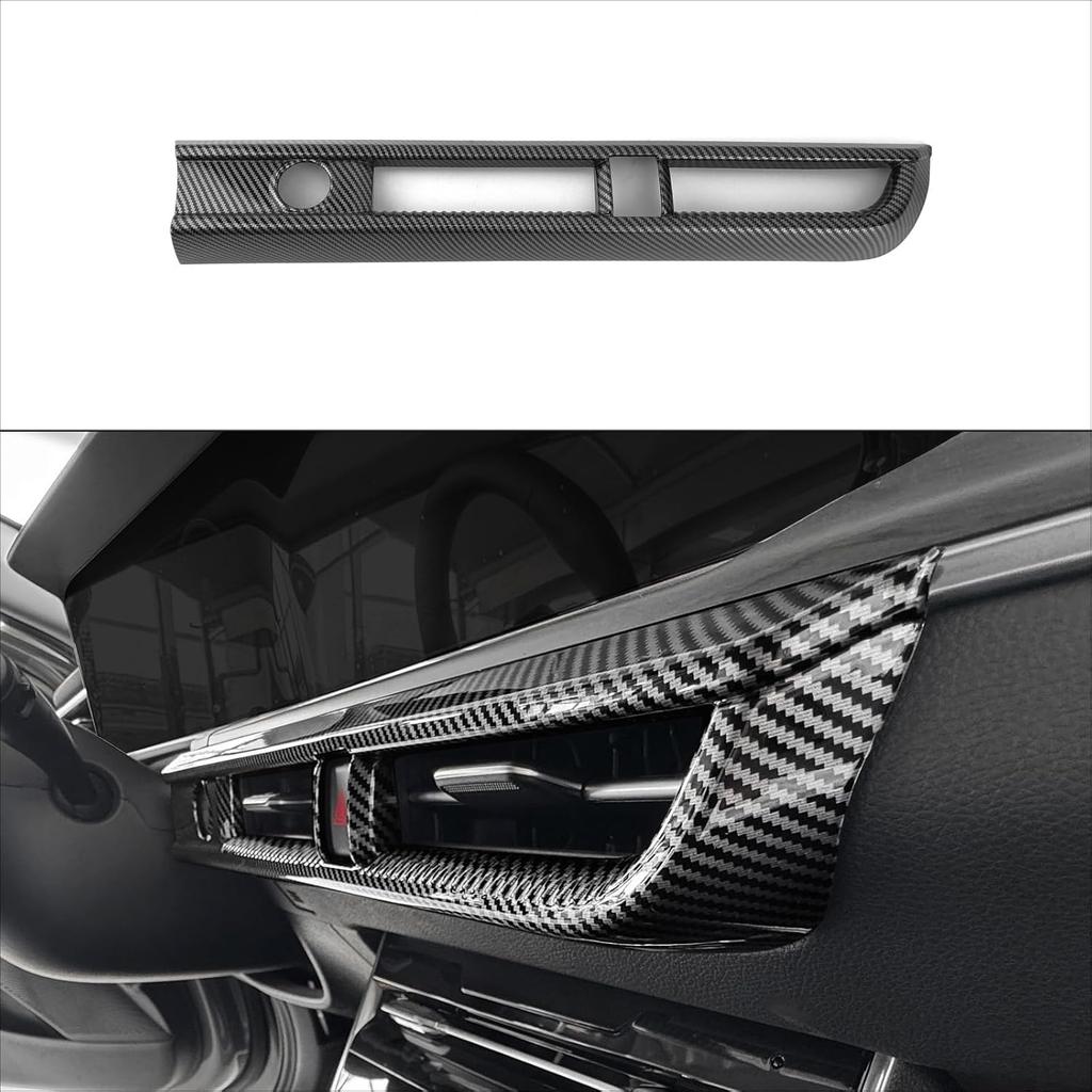 YOUTOOCAR Center Console Air Vent Cover Trim Compatible with Kia K5 2021-2024 Accessories (Black)