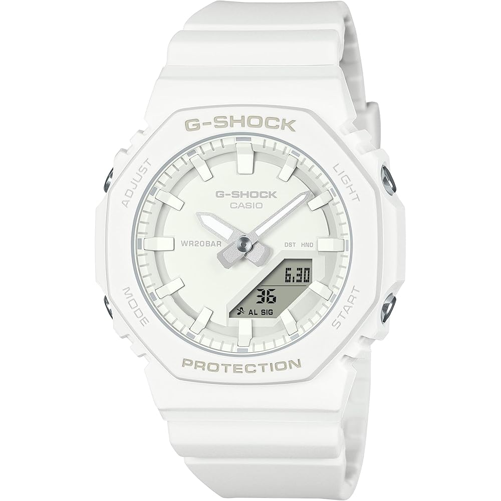 Casio G-Shock GMA-P2100-7A Boys Size Watch White Analog-Digital Waterproof