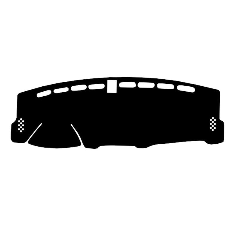 Black Polyester Self-Stick Car Dashboard Cover Dash Mat Left Hand Drive Fit for Hyundai Venue