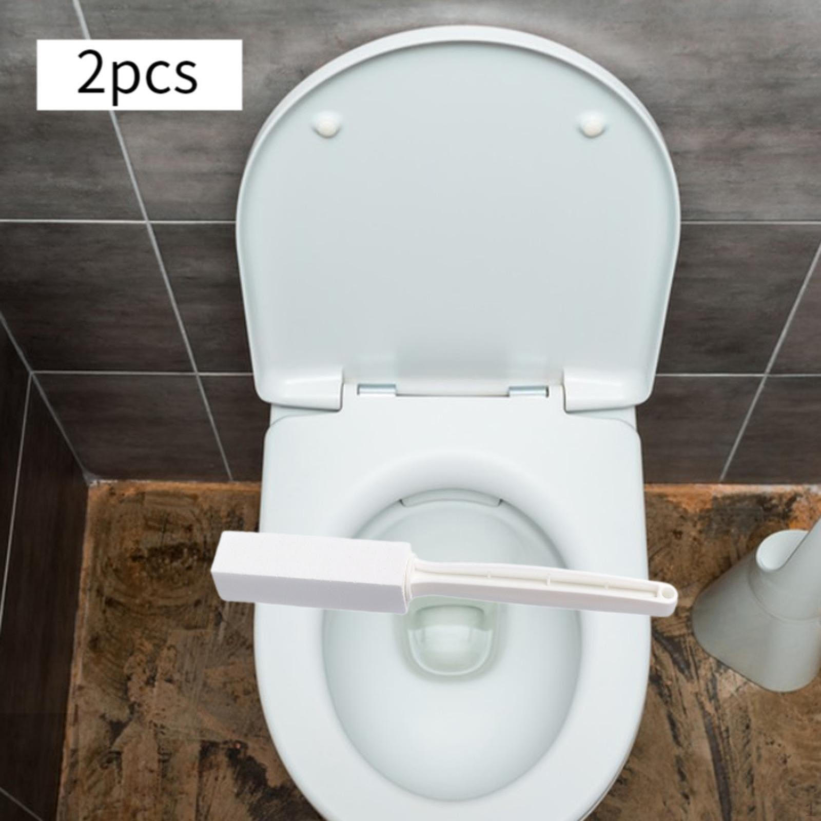 

2 шт. щетка для унитаза из пемзы, щетка для чистки ванной комнаты с ручкой, аксессуары для ванной комнаты, туалет белый