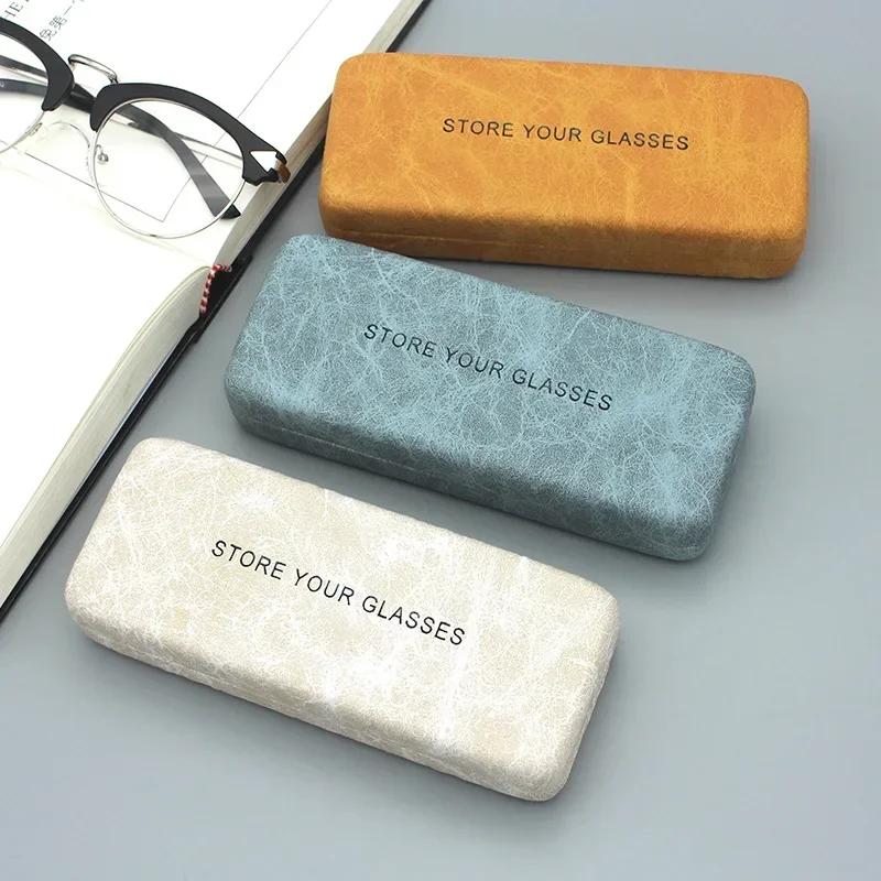 Mode Brillenetuis Knitter PU-Leder Oberfläche Eisenetui Universelle Brillen Aufbewahrungsbox Sonnenbrillen Brillen Brillenetui