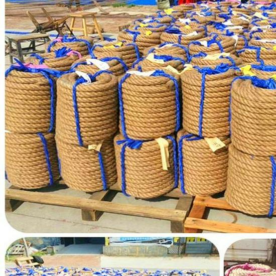 Jute Rope for Tug-of-War, Railing, Decoration, Handmade Weaving, and DIY Binding
