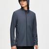 Anta Training Series Solid Color Zip-Up Hooded Sports Jacket Men Jacket Gray 152427713-4