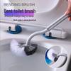 Japanese Long-Handle Soft Bristle Toilet Brush, Wall-Mounted & No Dead Angle for Efficient Cleaning