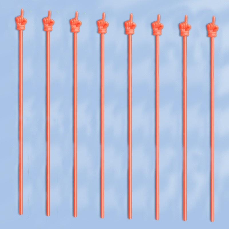 

8Pcs Student Finger Teaching Stick Early Education Finger Reading Stick Flexible Plastic Reading Guide Stick Indicator Stick